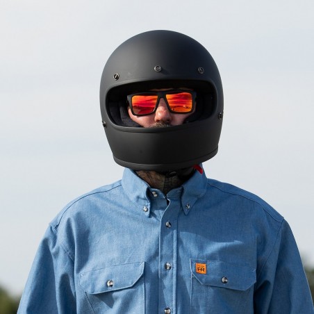 KASK BILTWELL GRINGO FLAT CZARNY MATOWY M