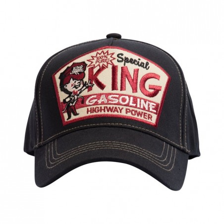 CZAPKA KING KEROSIN GASOLINE TRUCKER CAP CZARNA