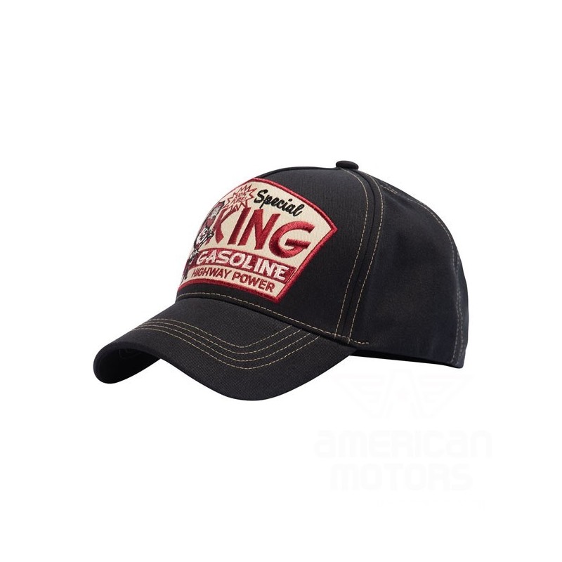 CZAPKA KING KEROSIN GASOLINE TRUCKER CAP CZARNA