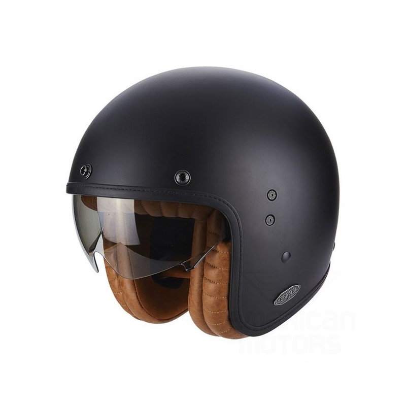 KASK SCORPION BELFAST JEY LUXE CZARNY MATOWY L