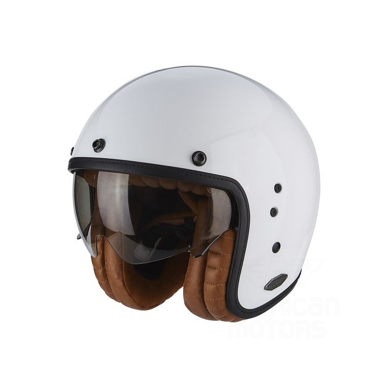 KASK SCORPION BELFAST JET LUXE BIAŁY L