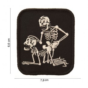 NASZYWKA PATCH TWO SKELETONS