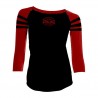 LONGSLEEVE DAMSKI LT BUILT TO THRILL RAGLAN BLACK/RED S