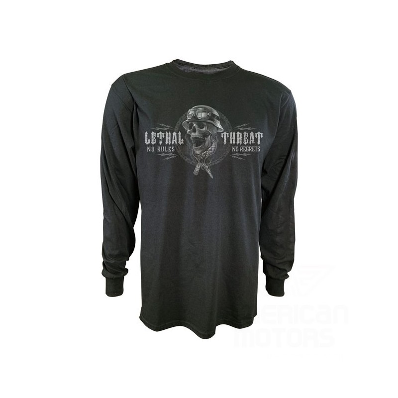 LONGSLEEVE LETHAL THREAT FLASH & BONES CZARNY M