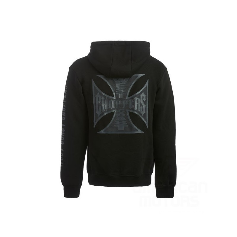 BLUZA WCC OG BLACK LABEL ZIP HOODIE CZARNA L