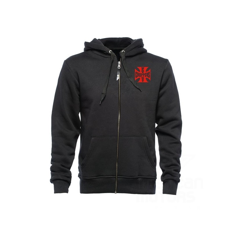 BLUZA WCC RED OG CLASSIC ZIP HOODIE CZARNA L