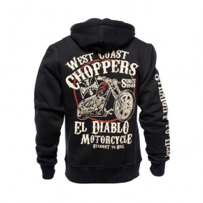 BLUZA WCC EL DIABLO ZIP HOODIE CZARNA M