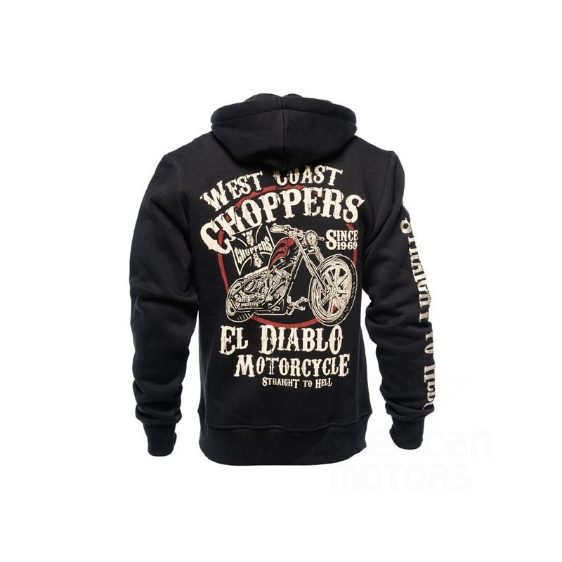 BLUZA WCC EL DIABLO ZIP HOODIE CZARNA M