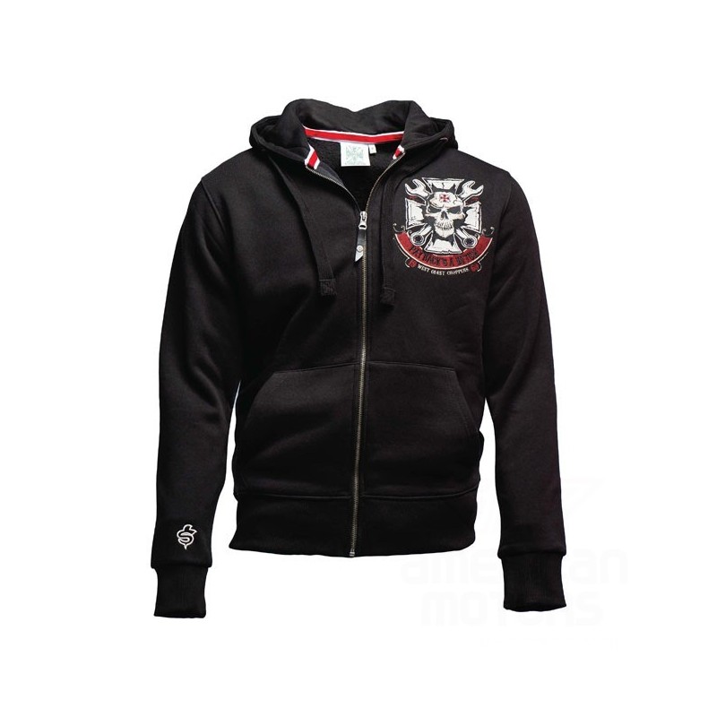 BLUZA WCC MECHANIC ZIP HOODIE CZARNA L