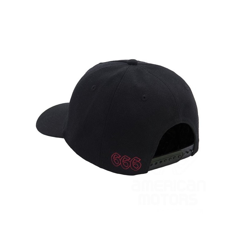 CZAPKA WCC RED CROSS ROUNDBILL SNAPBACK CZARNA