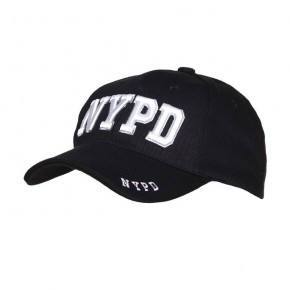 Czapka z daszkiem NYPD czarna