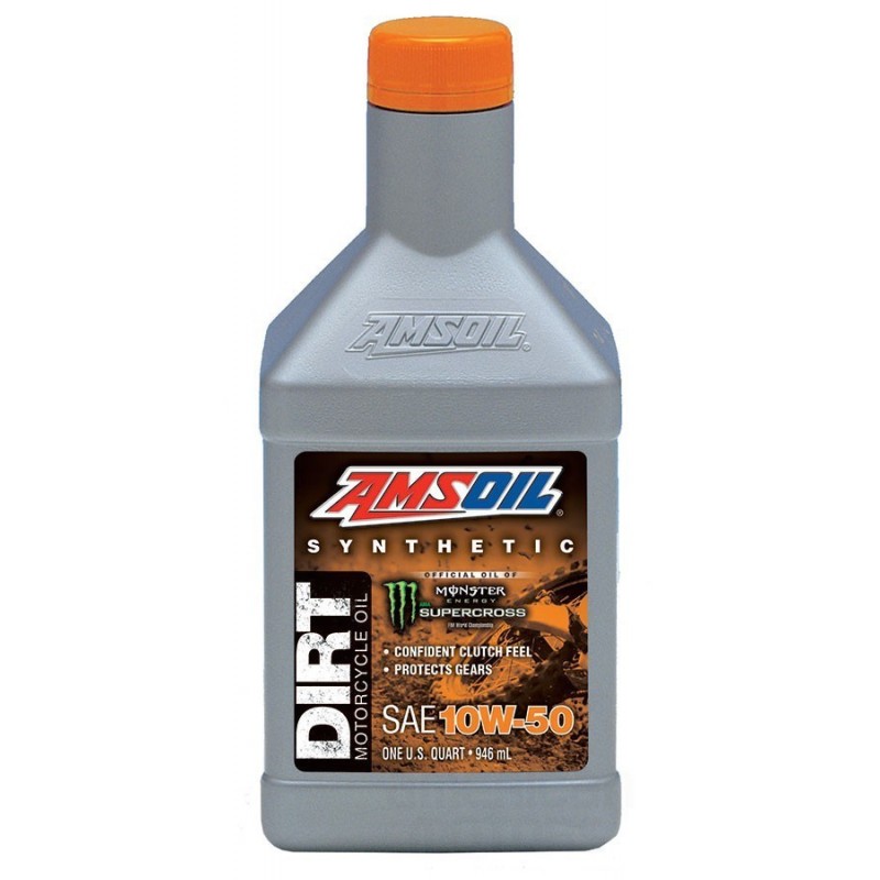 OLEJ MOTOCYKLOWY SYNTETYCZNY AMSOIL DIRT BIKE 10W-50 (0,946L)