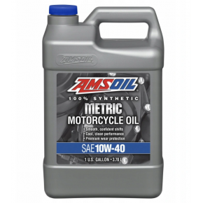 OLEJ MOTOCYKLOWY SYNTETYCZNY AMSOIL 10W-40 (3,78L)