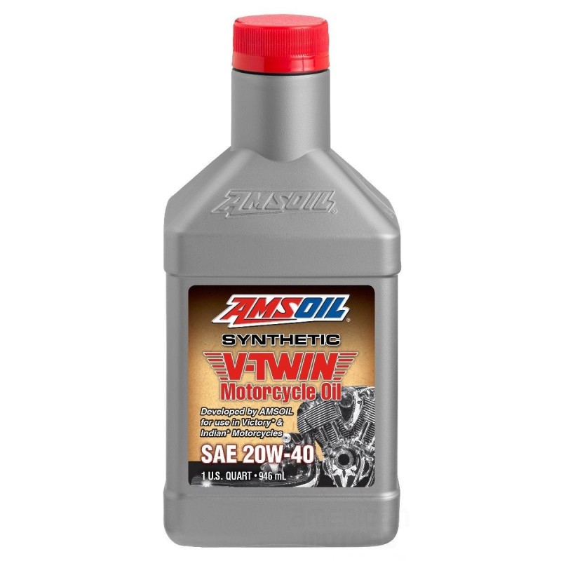 OLEJ MOTOCYKLOWY SYNTETYCZNY AMSOIL V-TWIN 20W-40 (0,946L)