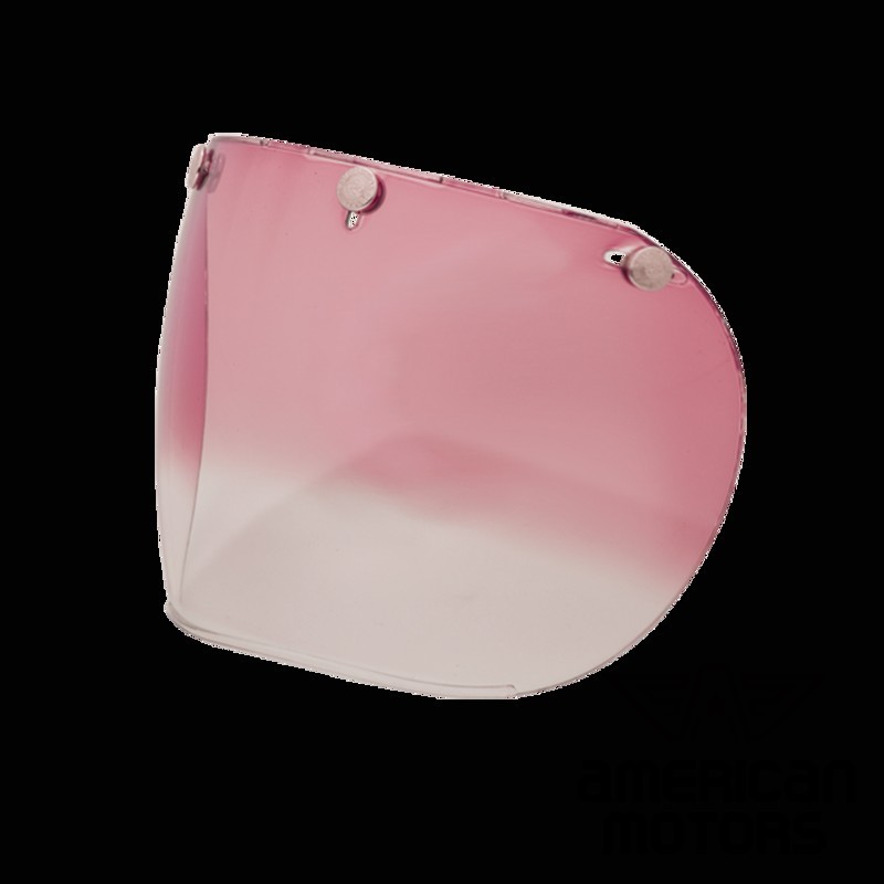 SZYBA BELL CUSTOM 500 3 SNAP RETRO PINK GRADIENT