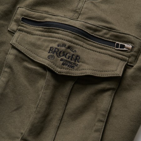 Spodnie Broger Alaska II Jeans jogger fit olive green