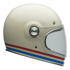 KASK BELL BULLITT STRIPES PEARL WHITE/OXBLOOD/BLUE M