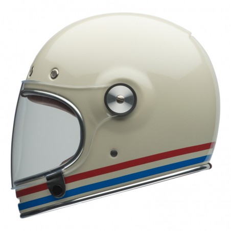 KASK BELL BULLITT STRIPES PEARL WHITE/OXBLOOD/BLUE M