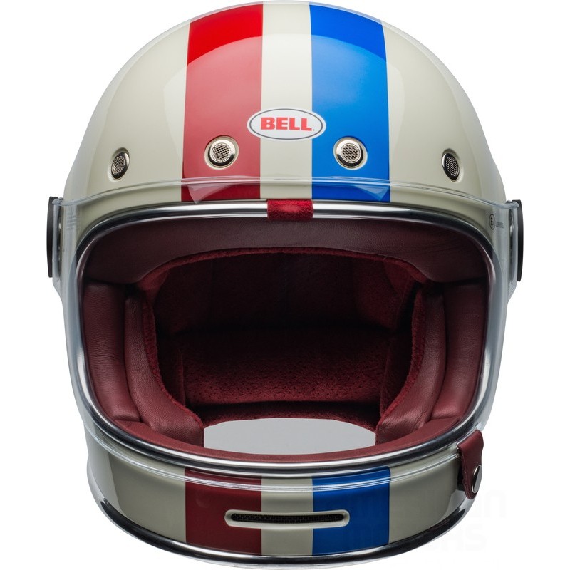 KASK BELL BULLITT DLX COMMAND VINTAGE WHITE/RED/BLUE