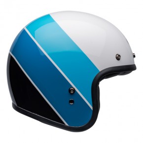 KASK BELL CUSTOM 500 RIF WHITE/BLUE