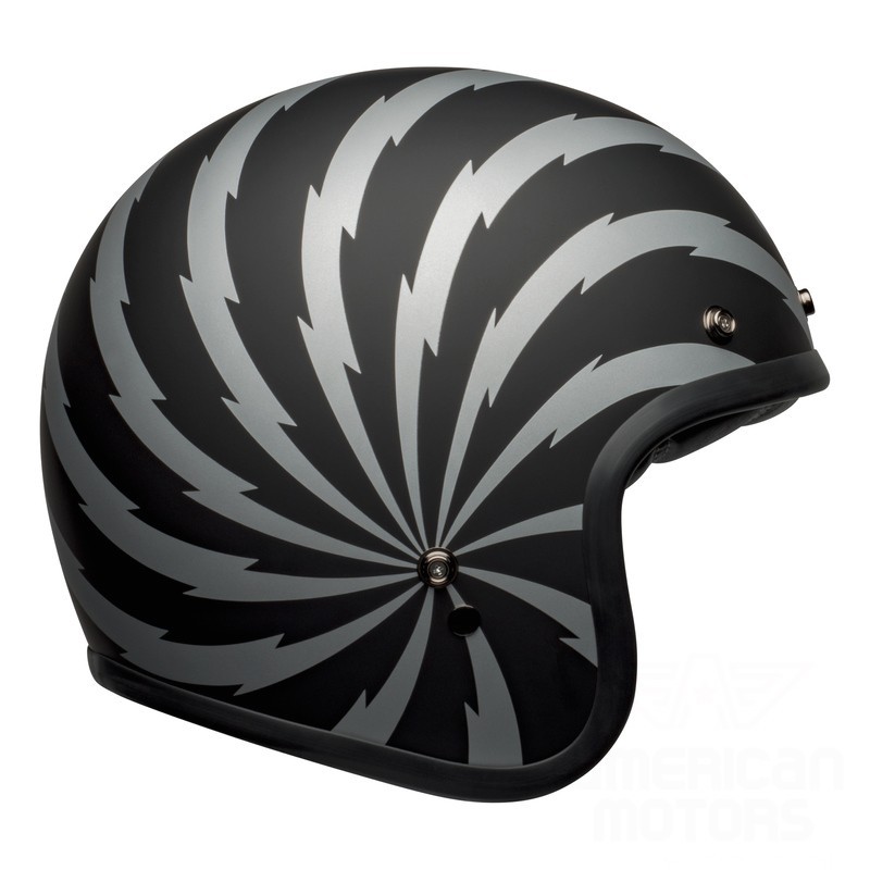 KASK BELL CUSTOM 500 VERTIGO BLACK/SILVER M