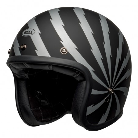 KASK BELL CUSTOM 500 VERTIGO BLACK/SILVER M