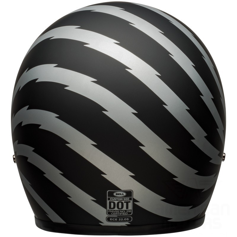 KASK BELL CUSTOM 500 VERTIGO BLACK/SILVER M