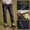 Spodnie Broger California Jeans slim fit washed black