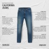 Spodnie Broger California slim fit washed navy