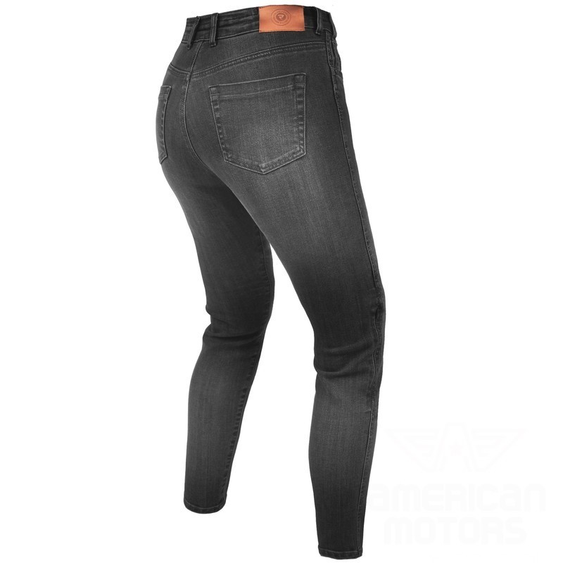 SPODNIE JEANS REBELHORN CLASSIC III LADY SLIM FIT WASHED BLACK