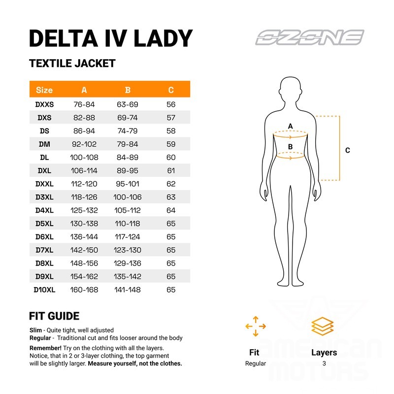 KURTKA TEKSTYLNA OZONE DELTA IV LADY BLACK