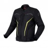 KURTKA TEKSTYLNA OZONE DELTA IV BLACK/FLUO YELLOW