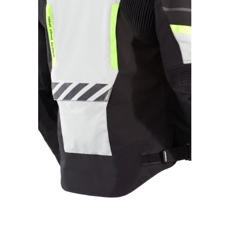 KURTKA TEKSTYLNA REBELHORN DISTRICT ICE/BLACK/FLUO YELLOW XS