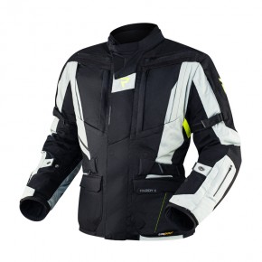 Kurtka tekstylna Rebelhorn Hardy II grey black & flo yellow