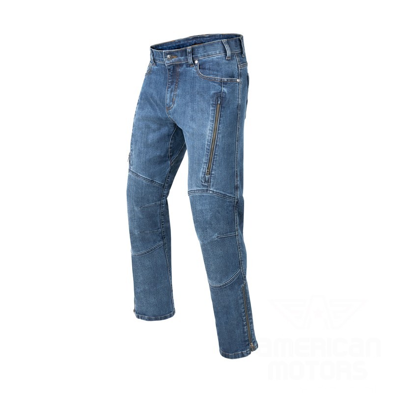 SPODNIE JEANS REBELHORN HAWK III REGULAR FIT WASHED BLUE