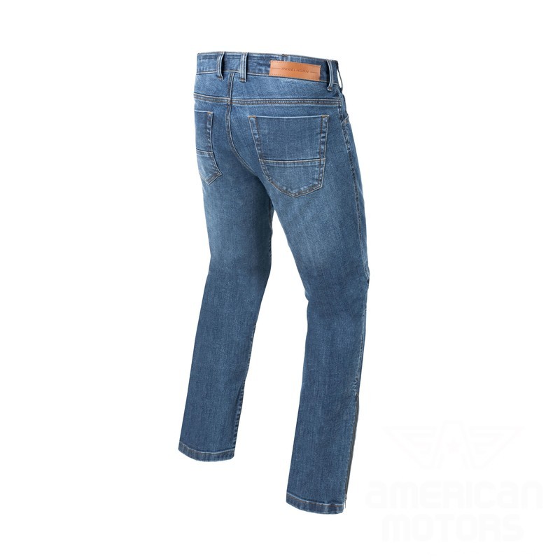 SPODNIE JEANS REBELHORN HAWK III REGULAR FIT WASHED BLUE