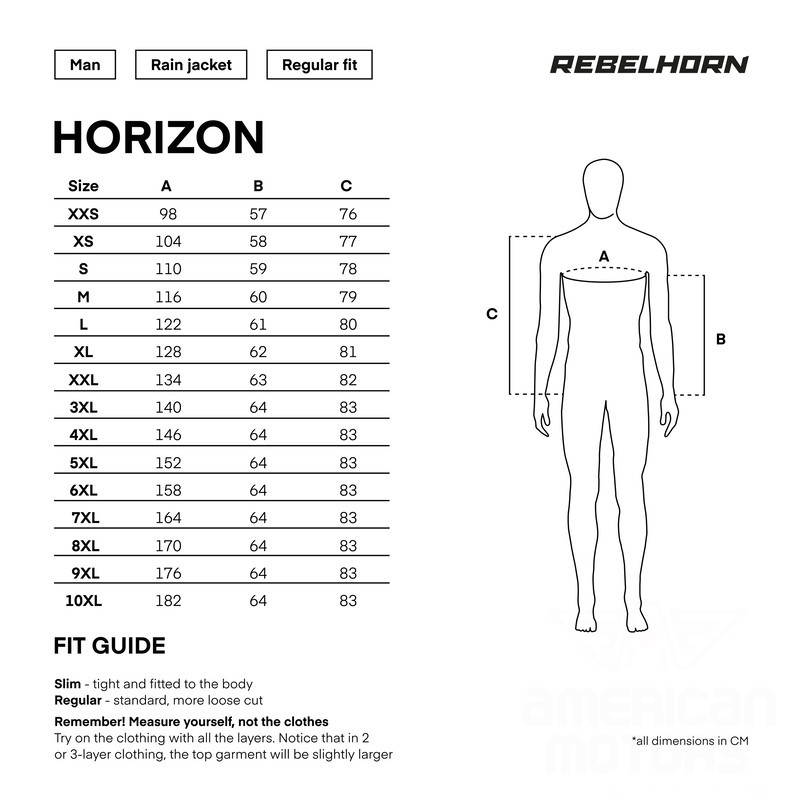 Kurtka przeciwdeszczowa Rebelhorn Horizon black