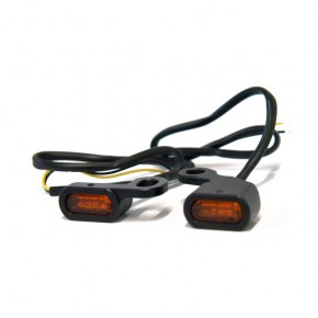 KIERUNKOWSKAZY LED PRZEDNIE FASTLINE HARLEY CZARNE