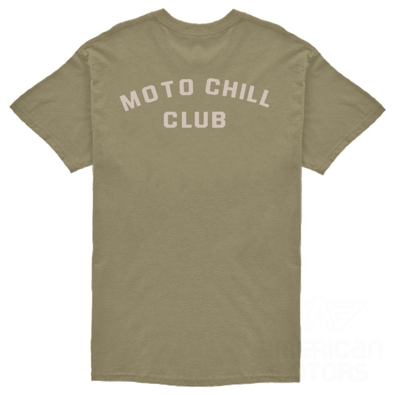 T-shirt Broger Moto Chill Club olive