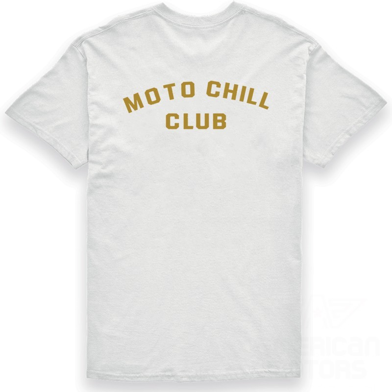 T-shirt Broger Moto Chill Club white