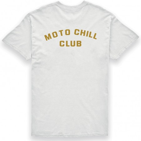 T-shirt Broger Moto Chill Club white