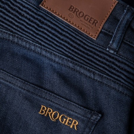 Spodnie Broger Ohio Jeans tapered fit washed navy