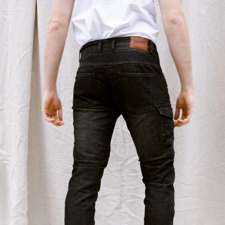 Spodnie Broger Ohio Jeans tapered fit washed navy