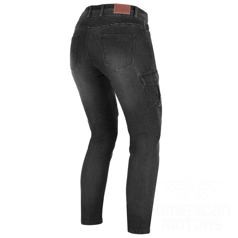 Spodnie jeans Broger Ohio lady tapered fit washed black