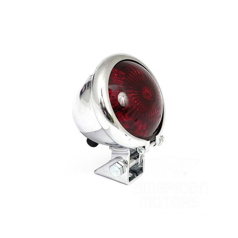 LAMPA TYLNA LED BATES STYLE CHROMOWANA