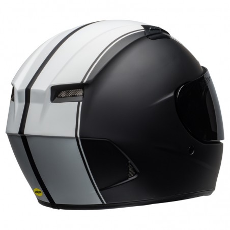 KASK BELL QUALIFIER DLX MIPS RALLY MATTE BLACK/WHITE