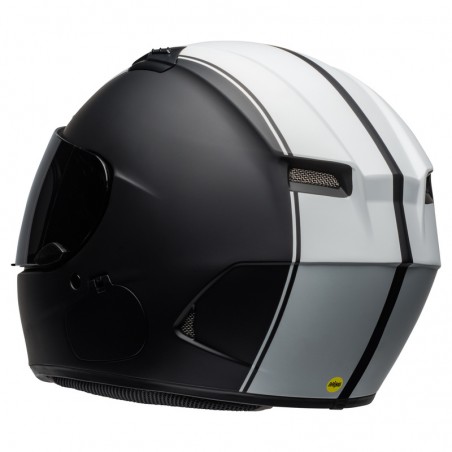 KASK BELL QUALIFIER DLX MIPS RALLY MATTE BLACK/WHITE