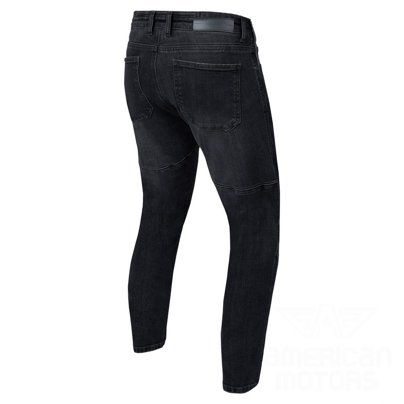 SPODNIE JEANS REBELHORN RAGE II TAPERED FIT WASHED BLACK