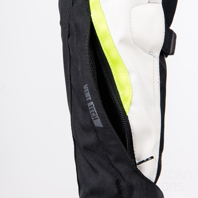 KURTKA TEKSTYLNA OZONE SAHARA LADY BLACK/GREY/FLUO YELLOW