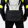 KURTKA TEKSTYLNA OZONE SAHARA BLACK/GREY/FLUO YELLOW